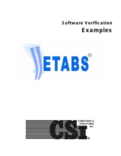 Software Verification Examples - Computers & Engineering