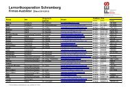 Lernortkooperation Schramberg Firmen-Ausbilder (Stand 2011/2012)