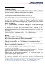 Einkaufsbedingungen (pdf) - Hirschmann GmbH