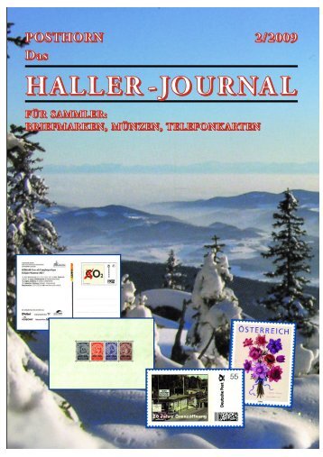 HALLER-Journal 2009 Ausgabe 2 (2.94 MB) - Briefmarken HALLER