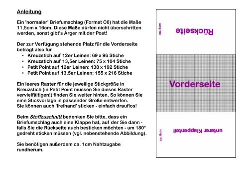 Anleitung Sticken Und Staunen