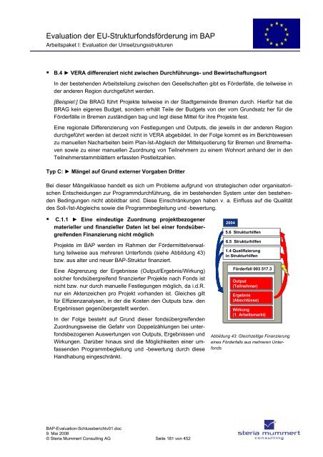 Evaluation zur Umsetzung der EU-Strukturfondsmittel im Rahmen ...