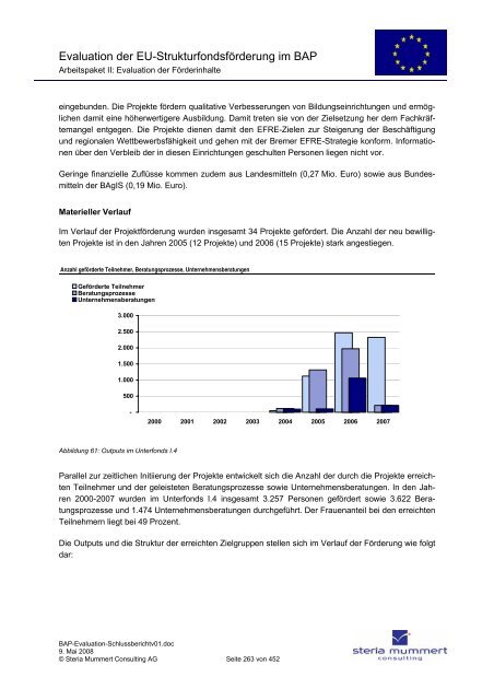 Evaluation zur Umsetzung der EU-Strukturfondsmittel im Rahmen ...