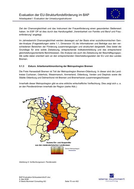Evaluation zur Umsetzung der EU-Strukturfondsmittel im Rahmen ...