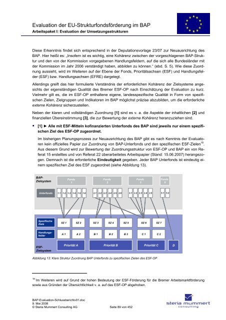 Evaluation zur Umsetzung der EU-Strukturfondsmittel im Rahmen ...