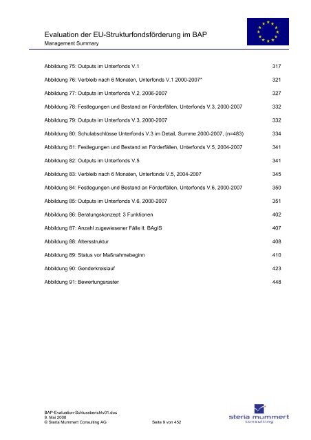 Evaluation zur Umsetzung der EU-Strukturfondsmittel im Rahmen ...