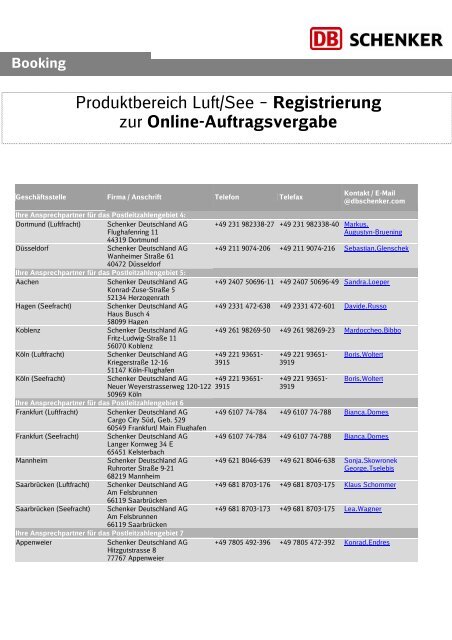 PDF herunterladen - Schenker Deutschland AG