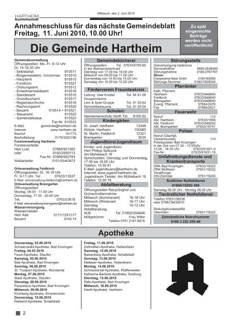 Landvergnügen & Gartentag in Hartheim - Gemeinde Hartheim