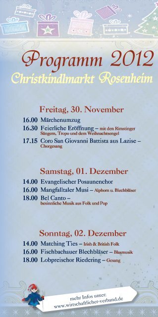 Programm als PDF - Wirtschaftlicher Verband Rosenheim