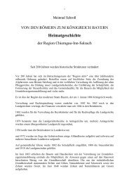 Heimatgeschichte - Region aktiv Chiemgau-Inn-Salzach eV