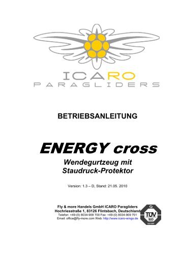 GZBA003 Energy Cross - ICARO paragliders