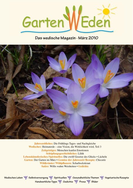 Das wedische Magazin . März 2010 - Garten Weden