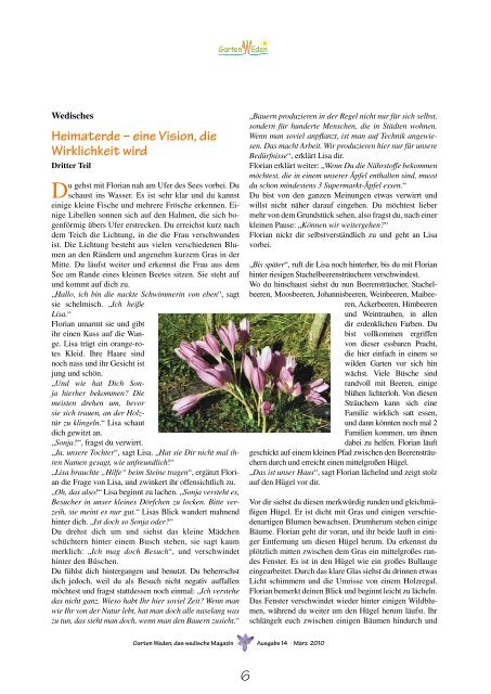 Das wedische Magazin . März 2010 - Garten Weden