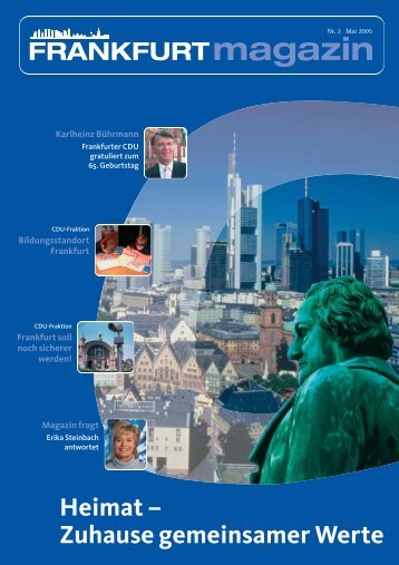 Heimat – Zuhause gemeinsamer Werte - CDU Fraktion Frankfurt am ...