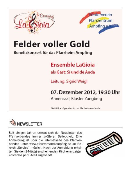 Pfarrbrief Advent/Weihnachten 2012 - Katholischer Pfarrverband ...