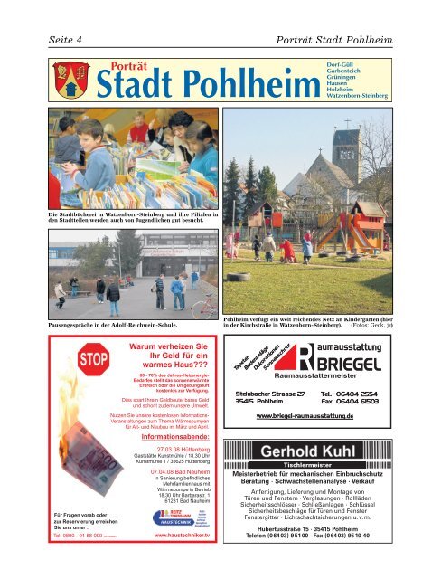 Seite 8 Porträt Stadt Pohlheim - Gießener Allgemeine