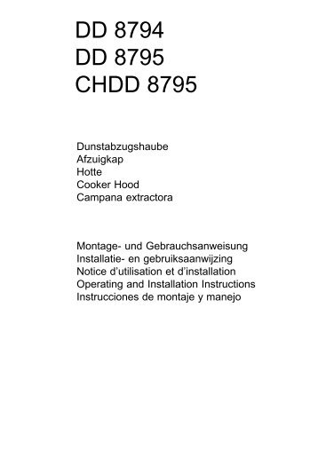 DD 8794 DD 8795 CHDD 8795 - Elektro Discount Lüneburg