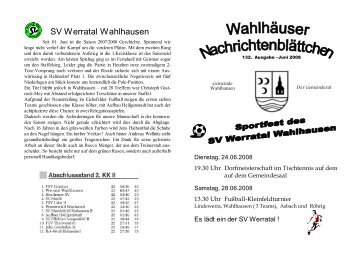 SV Werratal Wahlhausen