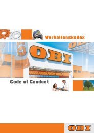 OBI Verhaltenskodex