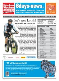 6days-news.de - Tag 1 - 6 Tage Rennen München