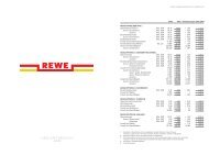 GESCHÄFTSBERICHT 2004 - REWE Group