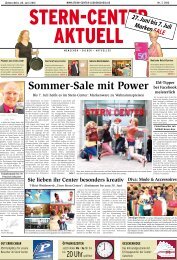 Sommer-Sale mit Power - Stern-Center, Lüdenscheid