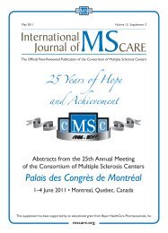 Palais des Congrès de Montréal - International Journal of MS Care