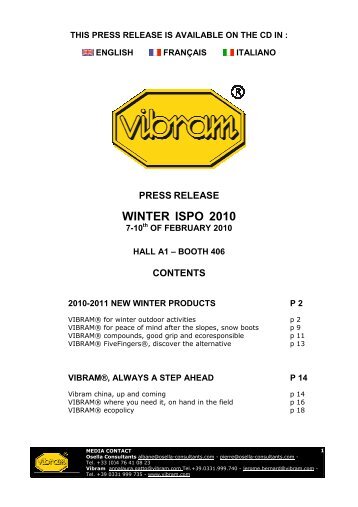 Winter ISPO 2010 - Vibram