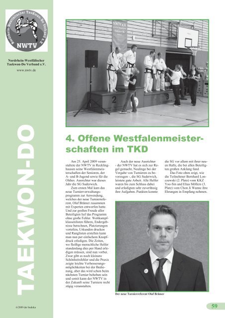 budoka 06 2009 - Dachverband für Budotechniken Nordrhein ...