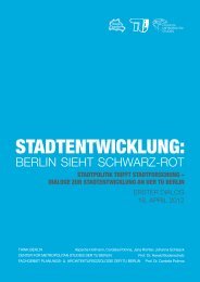 Stadtentwicklung: Berlin sieht schwarz-rot - Think Berl!n