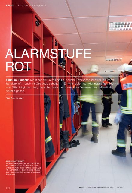 BeTop 2/2012 - Das Markenmagazin der Friedhelm Loh - Rittal