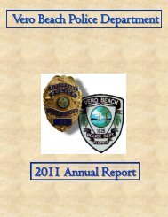 2011 Annual Report - Vero Beach Police Department