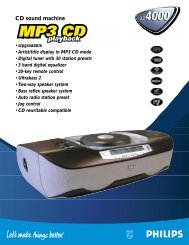 CD sound machine AZ4000 AZ4000 - Philips