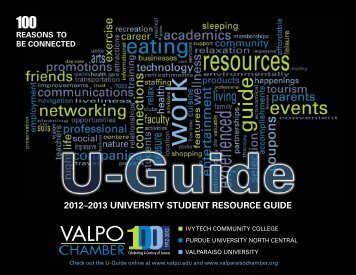 Download the U-Guide - Valparaiso Chamber of Commerce