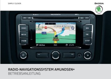 radio-navigationssystem amundsen+ - Media Portal - škoda auto