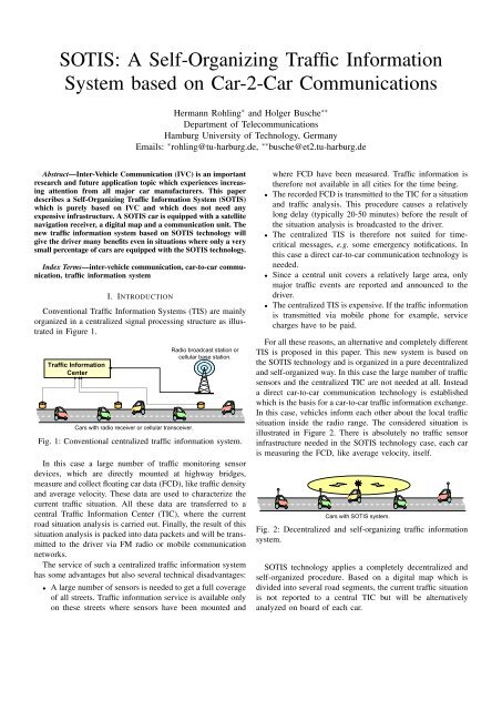 SOTIS: A Self-Organizing Traffic Information System based on Car-2 ...