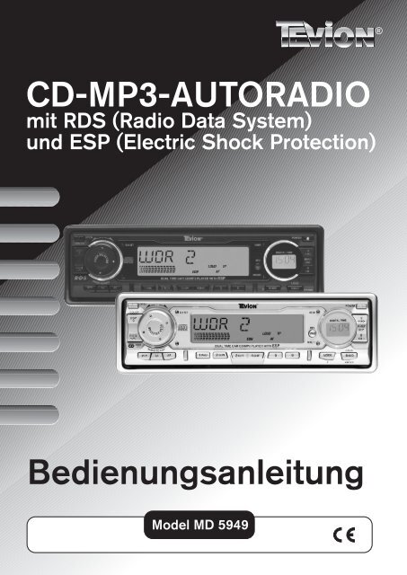 CD-MP3-AUTORADIO Bedienungsanleitung - medion