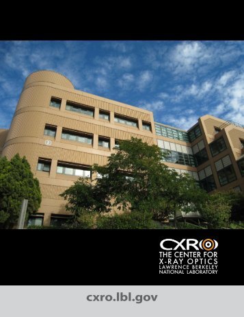 CXRO Intro Booklet - The Center for X-ray Optics - Lawrence ...