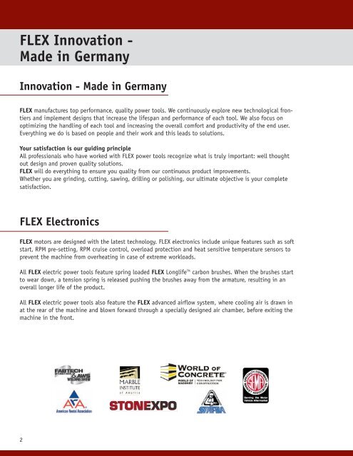 Polishers - Flex North America, Inc.