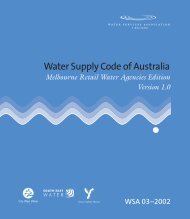 Melbourne Retail Water Agencies Edition Version 1.0