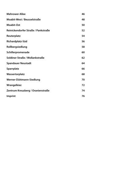 Neighborhood Management in Berlin - Quartiersmanagement Berlin