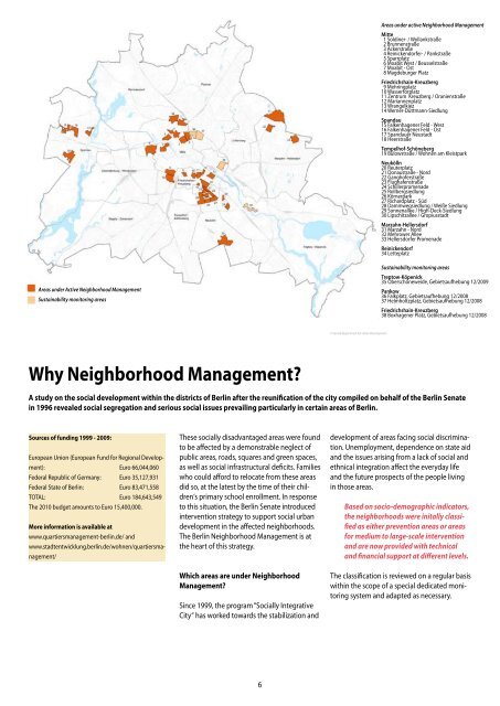 Neighborhood Management in Berlin - Quartiersmanagement Berlin