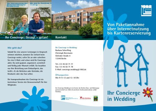 Ihr Concierge in Wedding - Berliner Bau- und ...