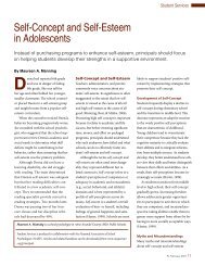 Self-Concept and Self-Esteem in Adolescents - National Association ...