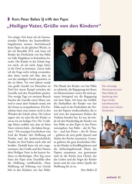 Das Magazin der Jesuitenmission