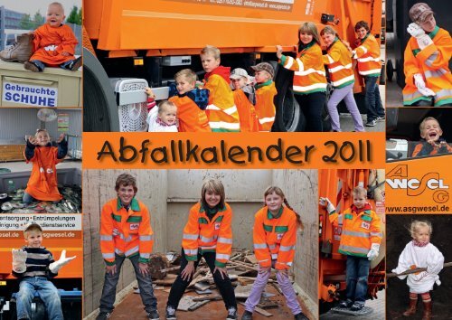 Abfallkalender 2011 - ASG Wesel