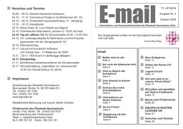 EMail2009_02.pdf - Elisabeth Gymnasium Halle