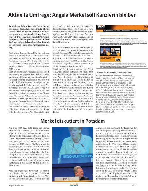 Berliner Rundschau 06/2012 - CDU Landesverband Berlin