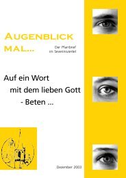 Augenblick mal... - Pfarrbriefservice.de