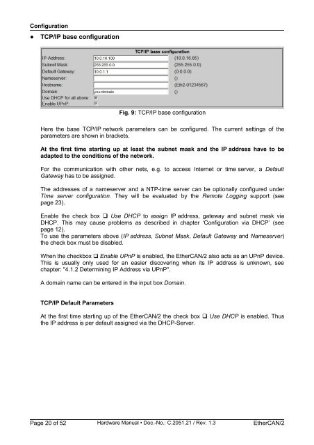 EtherCAN/2 Hardware Manual (PDF-File) - esd electronics, Inc.